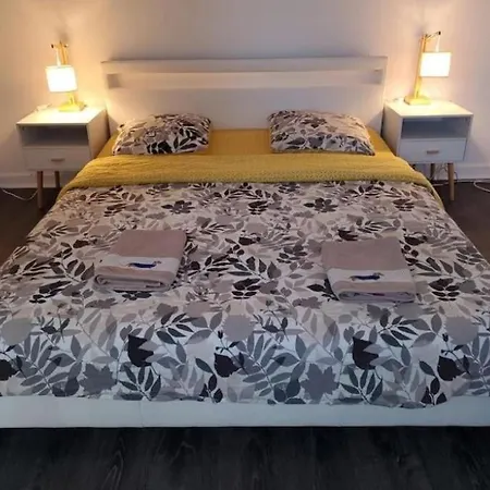 2 Schlafzimmer, Whirlpool, Sauna Und Netflix-projektor 公寓